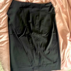 VTG Zero + Maria Cornejo black pencil skirt with pockets.